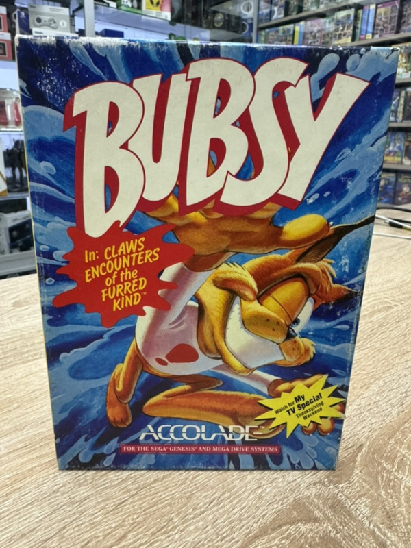 картинка Bubsy in Claws Encounters of the Furred Kind (Original) [Sega Genesis]. Купить Bubsy in Claws Encounters of the Furred Kind (Original) [Sega Genesis] в магазине 66game.ru