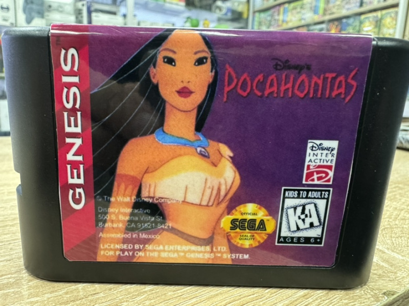 картинка Pocahontas [русская версия][Sega]. Купить Pocahontas [русская версия][Sega] в магазине 66game.ru