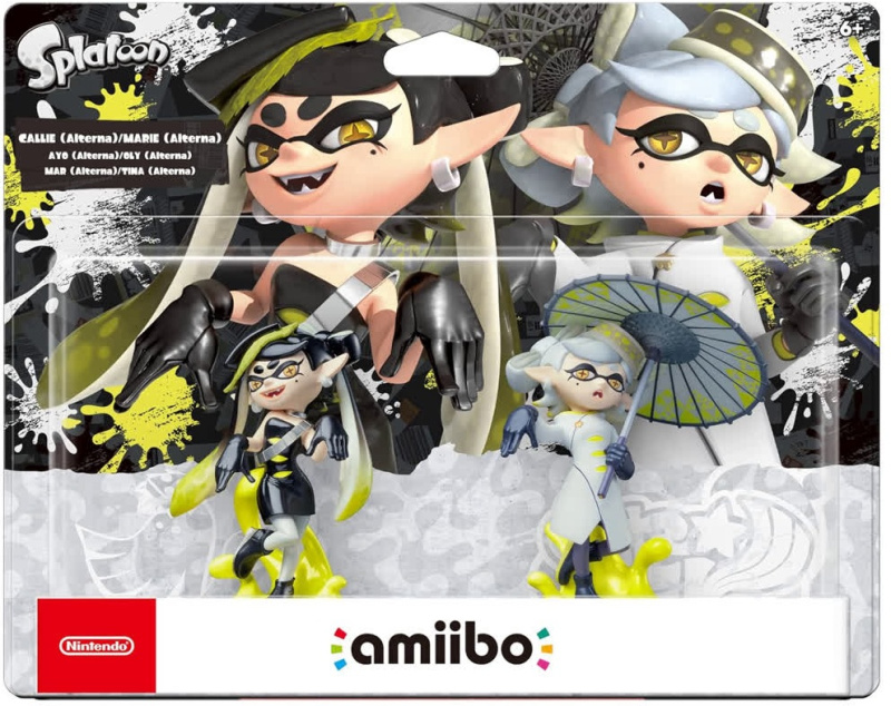 картинка Фигурка Amiibo Squid Sisters: Alterna Set - Callie and Marie (коллекция Splatoon). Купить Фигурка Amiibo Squid Sisters: Alterna Set - Callie and Marie (коллекция Splatoon) в магазине 66game.ru