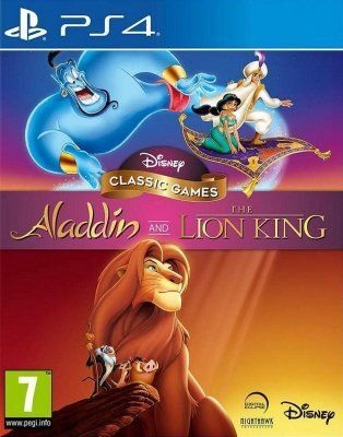 картинка Aladdin and Lion King [PS4, английская версия] USED. Купить Aladdin and Lion King [PS4, английская версия] USED в магазине 66game.ru
