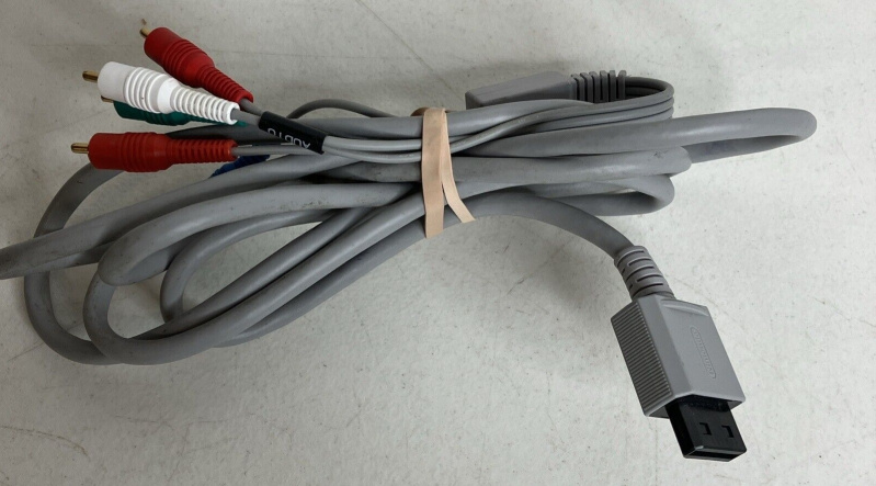 картинка Компонентный кабель для Nintendo Wii - Component AV Cable оригинал. Купить Компонентный кабель для Nintendo Wii - Component AV Cable оригинал в магазине 66game.ru