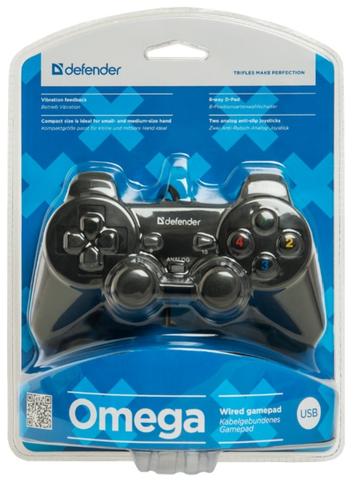 картинка Геймпад Defender Omega USB. Купить Геймпад Defender Omega USB в магазине 66game.ru