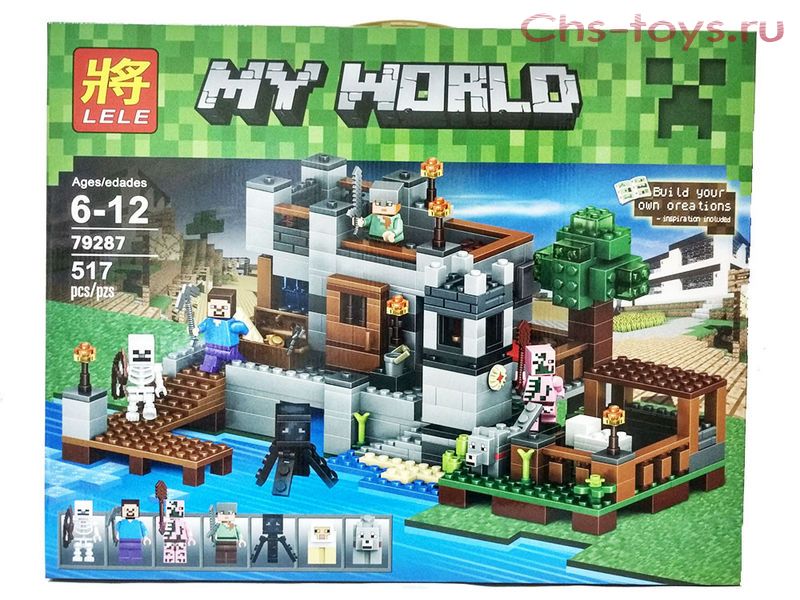 картинка Конструктор Lele My World"Береговая Цитадель" 517 деталей NO.79287 от магазина 66game.ru