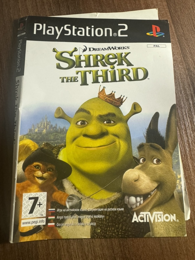 картинка Обложка игры PS2 Shrek the Third. Купить Обложка игры PS2 Shrek the Third в магазине 66game.ru