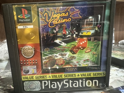 картинка Vegas Casino original [PS1, английская версия] USED   от магазина 66game.ru