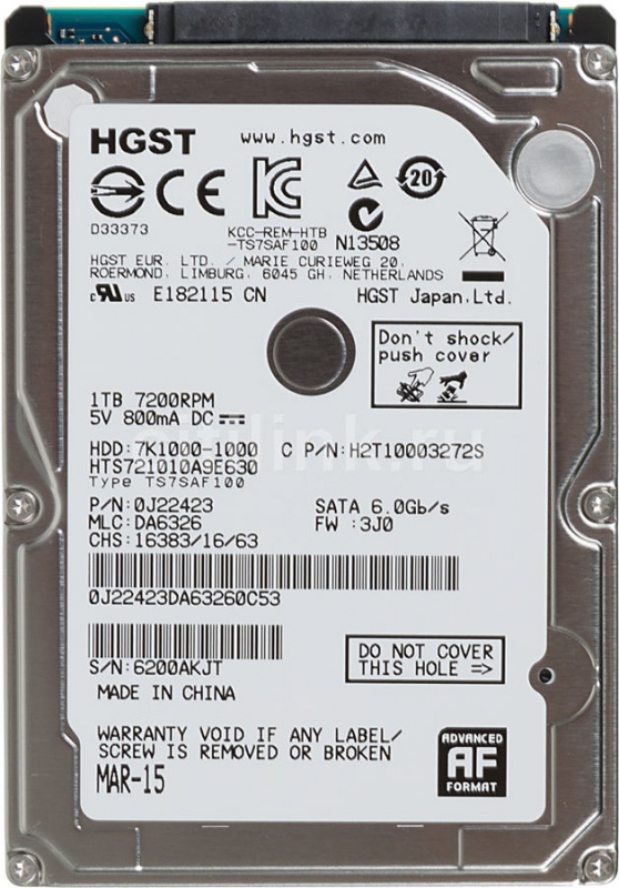 картинка Жесткий диск HGST 1Тб,SATA III PS4 от магазина 66game.ru