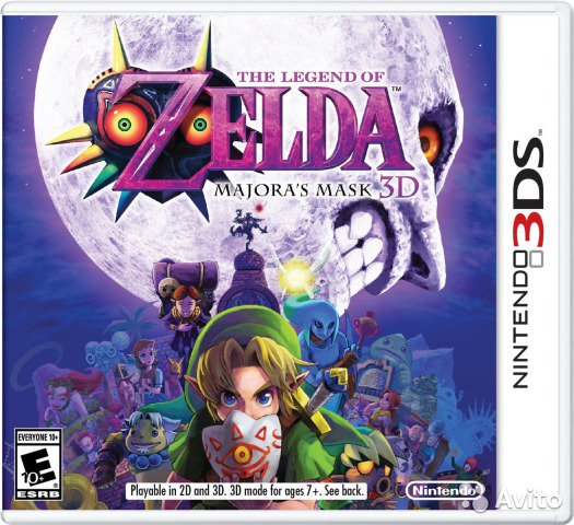 картинка The Legend of Zelda: Majora's Mask [3DS] USED. Купить The Legend of Zelda: Majora's Mask [3DS] USED в магазине 66game.ru