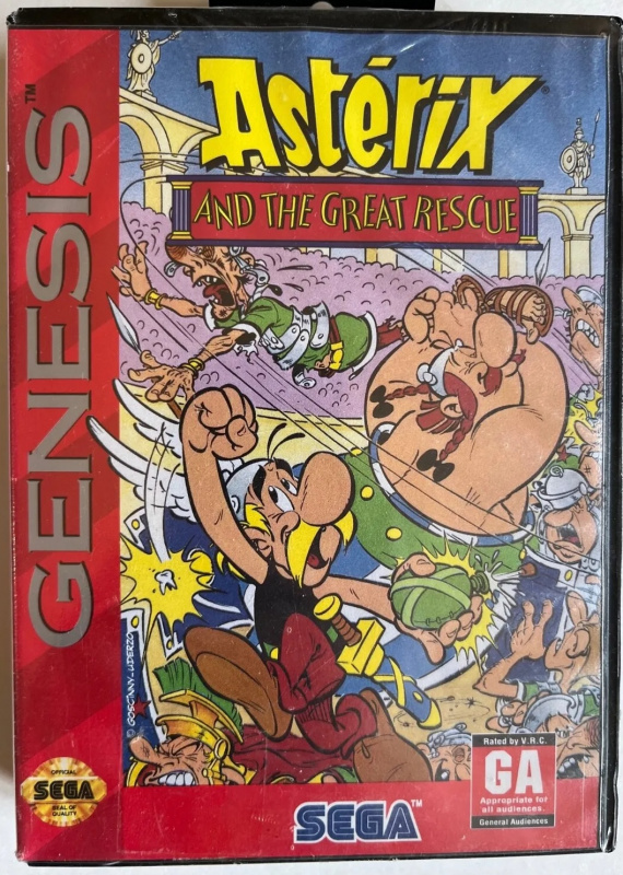 картинка Asterix And The Great Rescue (Original) [Sega Genesis]. Купить Asterix And The Great Rescue (Original) [Sega Genesis] в магазине 66game.ru