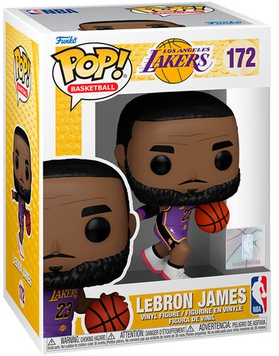 картинка Фигурка Funko POP! Sports NBA: Lakers LeBron James (172). Купить Фигурка Funko POP! Sports NBA: Lakers LeBron James (172) в магазине 66game.ru