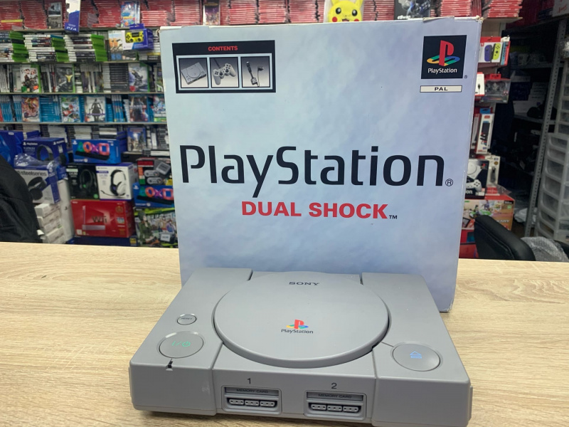 PlayStation 1 FAT SCPH-9002 в коробке (USED). Купить PlayStation 1 FAT SCPH-9002 в коробке (USED) в магазине 66game.ru