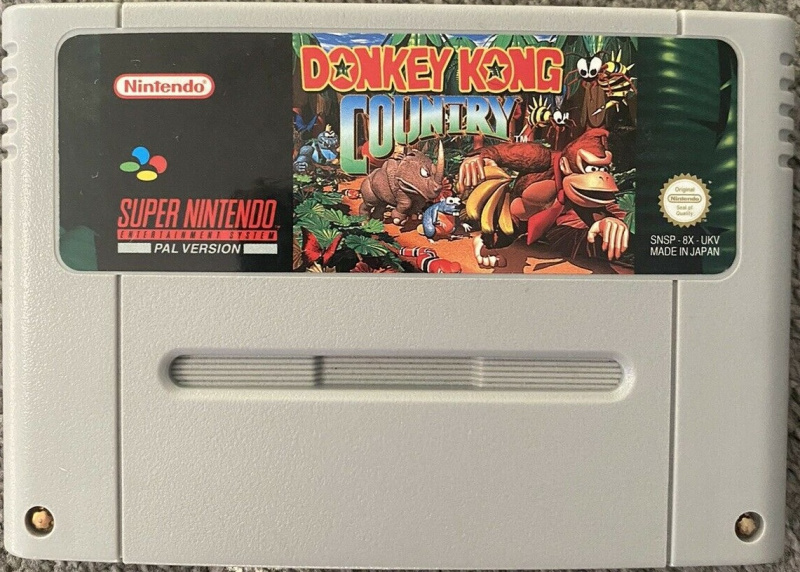 Donkey Kong Country (SNES PAL) Стародел Б/У. Купить Donkey Kong Country (SNES PAL) Стародел Б/У в магазине 66game.ru