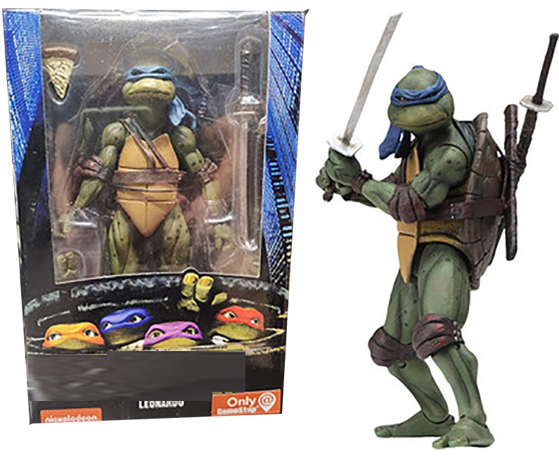 картинка Фигурка Черепашки Ниндзя Leonardo 18 см. Купить Фигурка Черепашки Ниндзя Leonardo 18 см в магазине 66game.ru