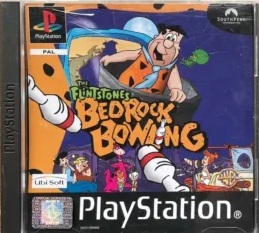 картинка The Flintstones Bedrock Bowling original [PS1, английская версия] USED от магазина 66game.ru
