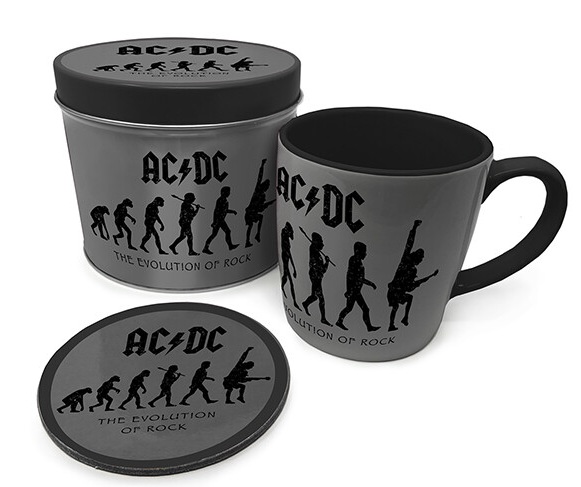 картинка Набор подарочный Ac/Dc The Evolution Of Rock (короб, кружка 325мл, подстаканник) GP85528 от магазина 66game.ru