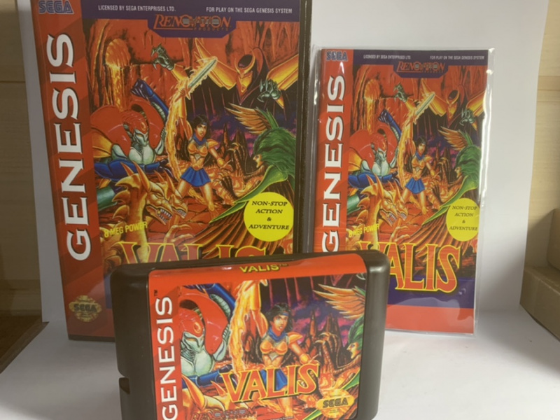 картинка Полная реплика Valis с мануалом [Sega]. Купить Полная реплика Valis с мануалом [Sega] в магазине 66game.ru