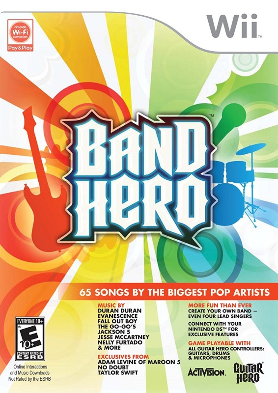 картинка Band Hero [Wii]. Купить Band Hero [Wii] в магазине 66game.ru