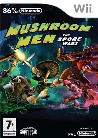 картинка Mushroom Men: The Spore Wars [Wii] USED. Купить Mushroom Men: The Spore Wars [Wii] USED в магазине 66game.ru