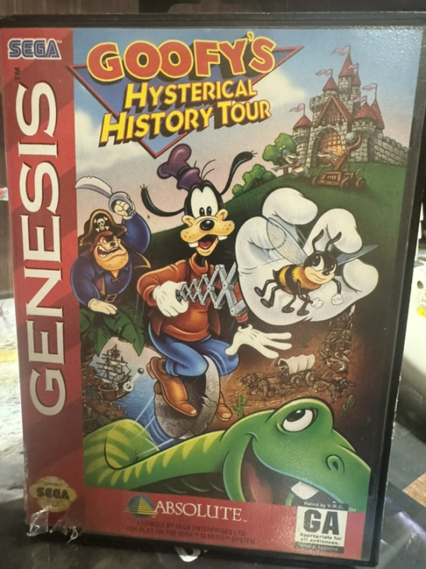 картинка Goofy's Hysterical History Tour (Original) [Sega Genesis]. Купить Goofy's Hysterical History Tour (Original) [Sega Genesis] в магазине 66game.ru