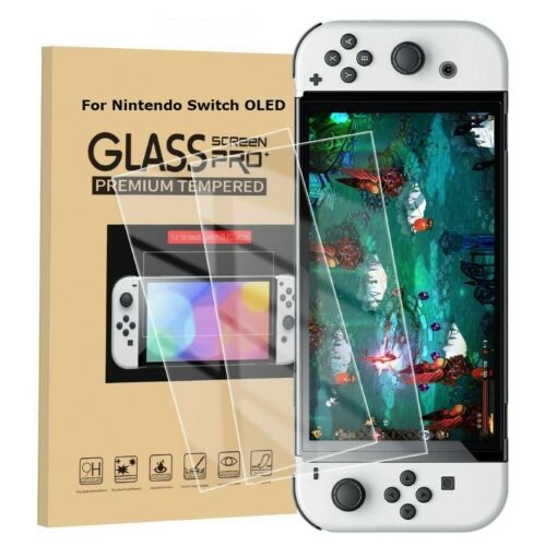 картинка Защитное стекло Glass Screen PRO+ Premium Tempered (9H) Switch OLED. Купить Защитное стекло Glass Screen PRO+ Premium Tempered (9H) Switch OLED в магазине 66game.ru