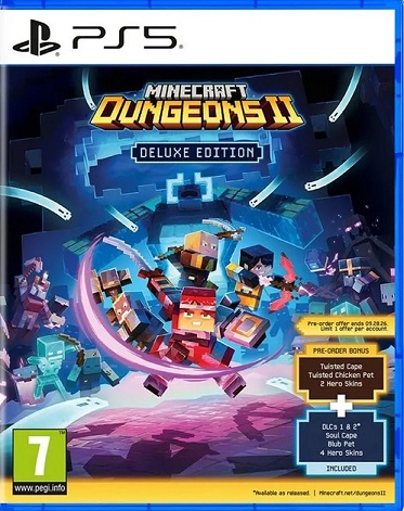 картинка Minecraft Dungeons 2. Deluxe Edition [PS5, русские субтитры] от магазина 66game.ru
