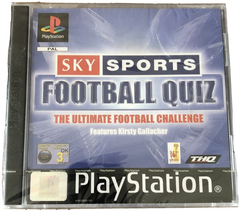 картинка Sky Sports Football Quiz original [PS1, английская версия] USED от магазина 66game.ru