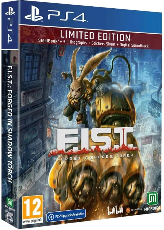 картинка F.I.S.T.: Forged In Shadow Torch Limited Edition Steelbook [PS4, русские субтитры] USED. Купить F.I.S.T.: Forged In Shadow Torch Limited Edition Steelbook [PS4, русские субтитры] USED в магазине 66game.ru
