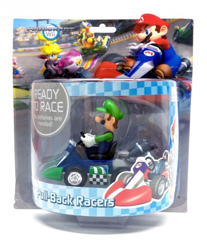 картинка Mario Kart Pull-Back Racer [Luigi ] 8 см. Купить Mario Kart Pull-Back Racer [Luigi ] 8 см в магазине 66game.ru