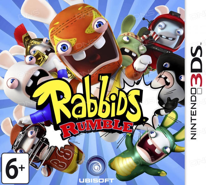 картинка Rabbids Rumble [3DS] USED. Купить Rabbids Rumble [3DS] USED в магазине 66game.ru