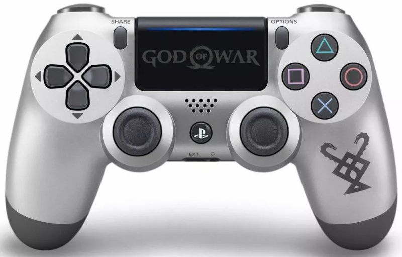 картинка Геймпад Official DualShock 4 - God of War Edition. Купить Геймпад Official DualShock 4 - God of War Edition в магазине 66game.ru