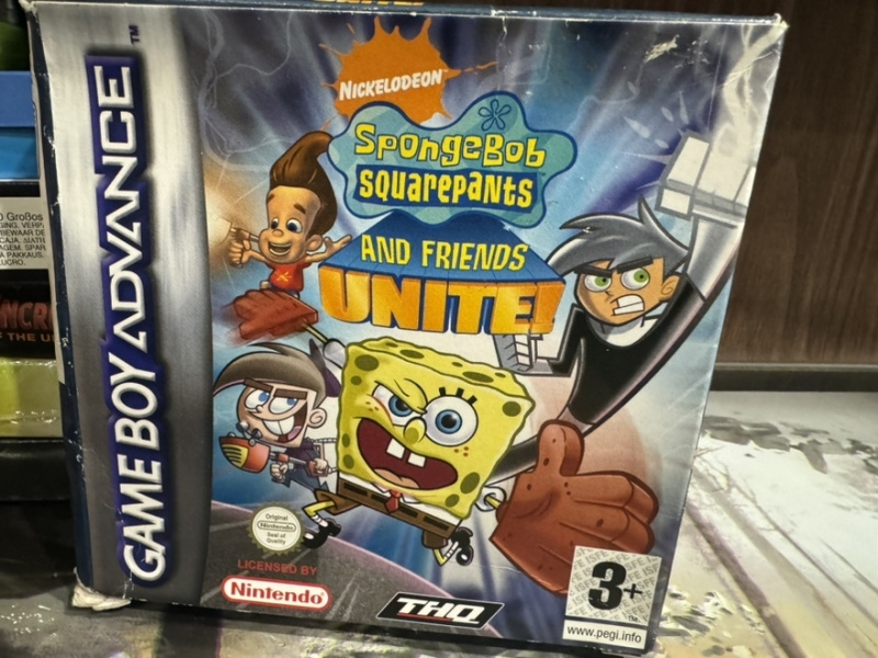 картинка Spongebob Squarepants And Friends: Unite original [GBA] Б/У. Купить Spongebob Squarepants And Friends: Unite original [GBA] Б/У в магазине 66game.ru