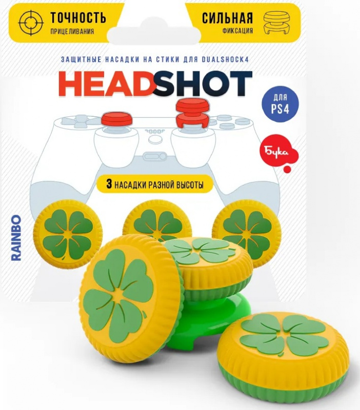 картинка Накладки на стики для контроллера PS4/PS5 Irish. Купить Накладки на стики для контроллера PS4/PS5 Irish в магазине 66game.ru