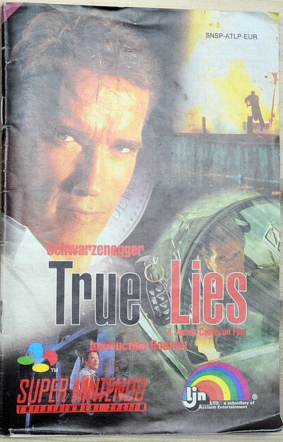 картинка Manual  True Lies SNES. Купить Manual  True Lies SNES в магазине 66game.ru