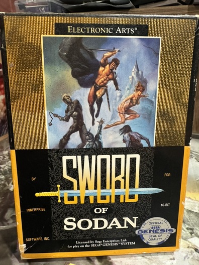 картинка Sword of Sodan (Original) [Sega Mega Drive]. Купить Sword of Sodan (Original) [Sega Mega Drive] в магазине 66game.ru
