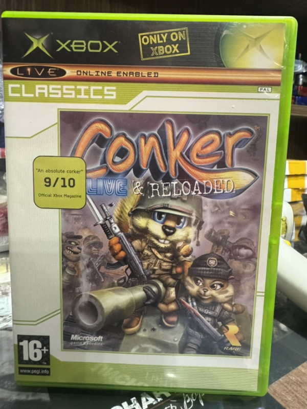 картинка Conker: Live & Reloaded original [XBOX, английская версия] USED. Купить Conker: Live & Reloaded original [XBOX, английская версия] USED в магазине 66game.ru