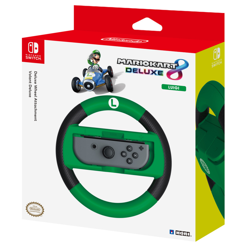 картинка Руль Hori (Luigi) для Nintendo Switch (NSW-055U). Купить Руль Hori (Luigi) для Nintendo Switch (NSW-055U) в магазине 66game.ru