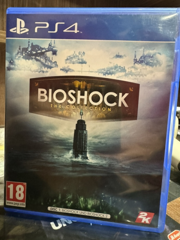 картинка Bioshock 1 & 2 [PS4, английская версия] USED. Купить Bioshock 1 & 2 [PS4, английская версия] USED в магазине 66game.ru