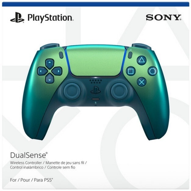 картинка Геймпад беспроводной PS5 Sony DualSense (Chroma Teal). Купить Геймпад беспроводной PS5 Sony DualSense (Chroma Teal) в магазине 66game.ru