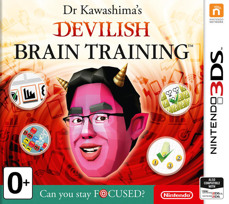 картинка Dr Kawashima's Devilish Brain Training [3DS, английская версия] . Купить Dr Kawashima's Devilish Brain Training [3DS, английская версия]  в магазине 66game.ru