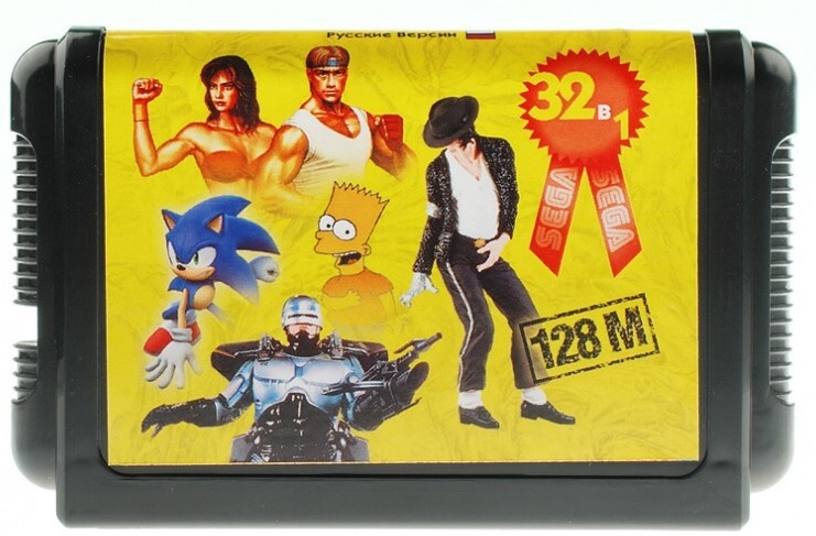 картинка 32in1 Bs3201(ArielM+Flinst+TazMania+...) [русская версия][Sega]. Купить 32in1 Bs3201(ArielM+Flinst+TazMania+...) [русская версия][Sega] в магазине 66game.ru