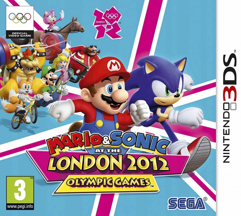 картинка Mario & Sonic at the London 2012 Olympic Games [3DS] USED. Купить Mario & Sonic at the London 2012 Olympic Games [3DS] USED в магазине 66game.ru