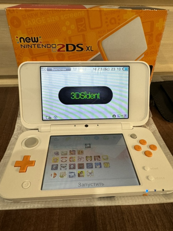 New Nintendo 2DS XL (белый + оранжевый) + 32 Gb [NEW - 99%]. Купить New Nintendo 2DS XL (белый + оранжевый) + 32 Gb [NEW - 99%] в магазине 66game.ru