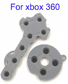 картинка Ремкомплект из мягкой силиконовой резины для джойстика XBOX 360 от магазина 66game.ru
