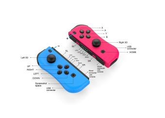 Набор из 2х контроллеров Joy-Con Pad (синего и красного цветов) Ipega 2