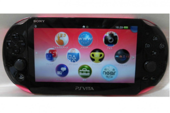 PS Vita Slim Pink Black + 128Gb (Игры) 1