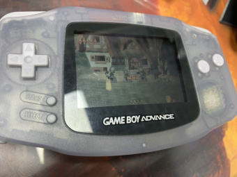 GameBoy Advance голубой прозрачный