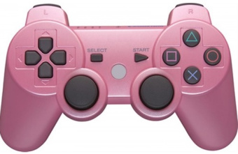 Джойстик для PS3 (розовый)