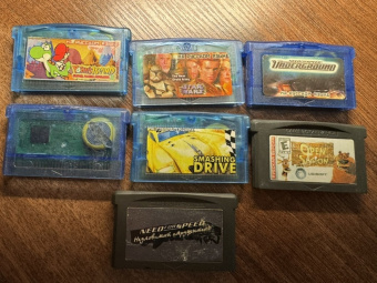 Лот староделов GBA 10