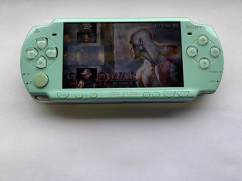 PSP 2008 Мятная + 32 Gb (Игры) [USED] 1