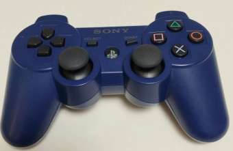 PS3 джойстик blue USED