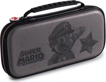 Сумка Nintendo Switch Game Traveler Deluxe Super Mario серая NNS-46G